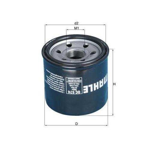 MAHLE Ölfilter OC 574