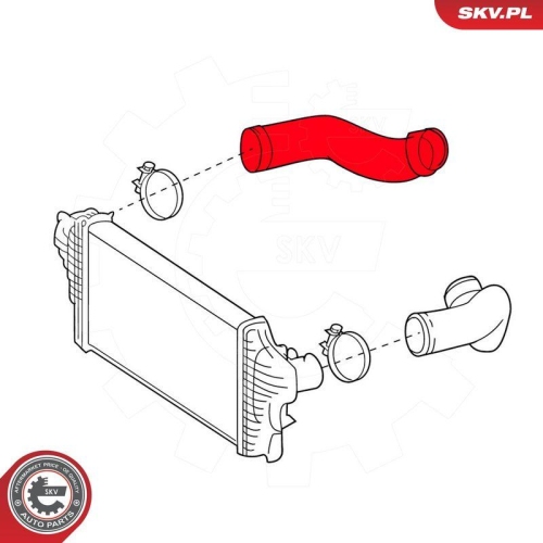 ESEN SKV Ladeluftschlauch 24SKV125