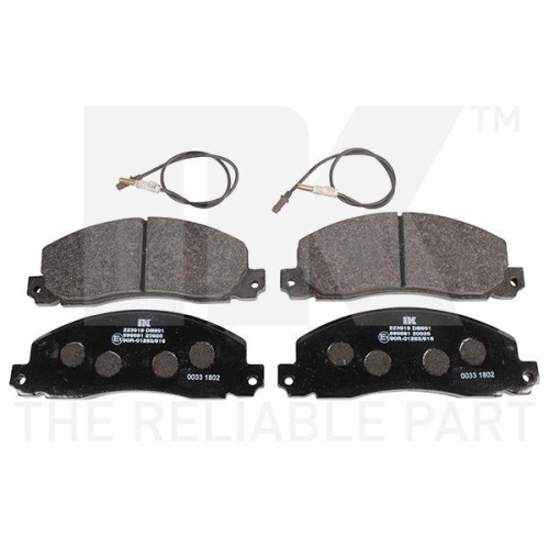 NK Bremsbelagsatz, Scheibenbremse 223919