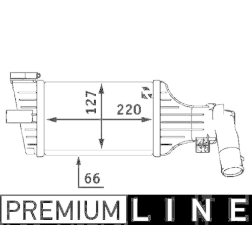MAHLE Ladeluftk&uuml;hler BEHR *** PREMIUM LINE *** CI 55 000P