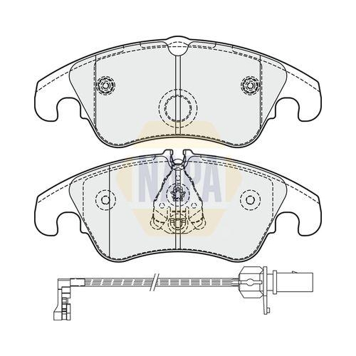 NAPA Bremsbelagsatz, Scheibenbremse NAPA NBP1399