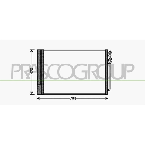 PRASCO Kondensator, Klimaanlage PrascoSelection BM500C003