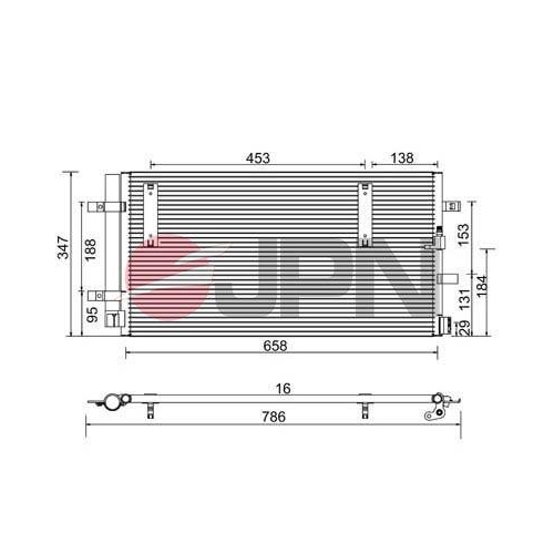 JPN Kondensator, Klimaanlage 60C9077-JPN