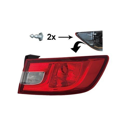 VAN WEZEL Heckleuchte 4420932