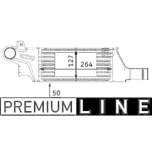 MAHLE Ladeluftk&uuml;hler BEHR *** PREMIUM LINE *** CI 57 000P