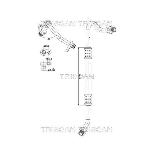 TRISCAN Hochdruck-/Niederdruckleitung, Klimaanlage