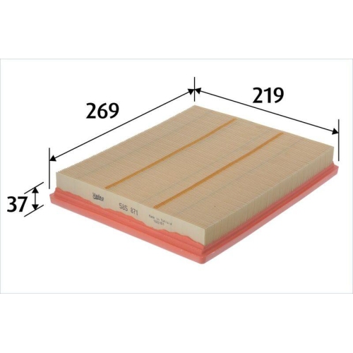 VALEO Luftfilter 585871