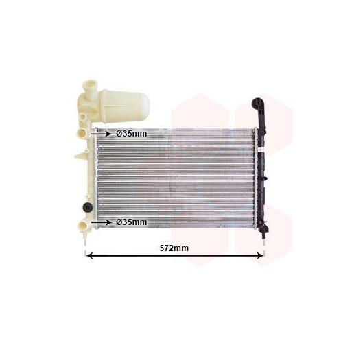 VAN WEZEL K&uuml;hler, Motork&uuml;hlung 17002101