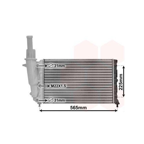 VAN WEZEL K&uuml;hler, Motork&uuml;hlung 17002139