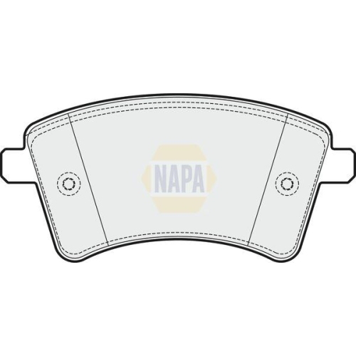 NAPA Bremsbelagsatz, Scheibenbremse NAPA NBP1407