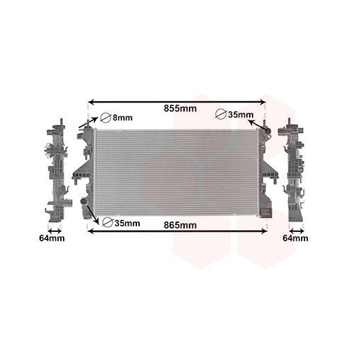 VAN WEZEL K&uuml;hler, Motork&uuml;hlung 09012712