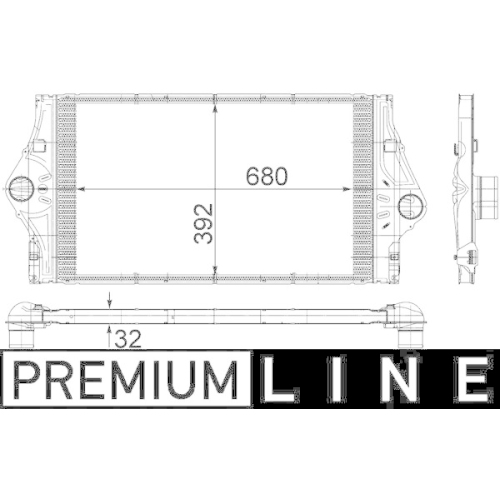 MAHLE Ladeluftk&uuml;hler BEHR *** PREMIUM LINE *** CI 59 000P