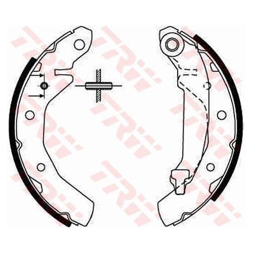 TRW Bremsbackensatz GS8646