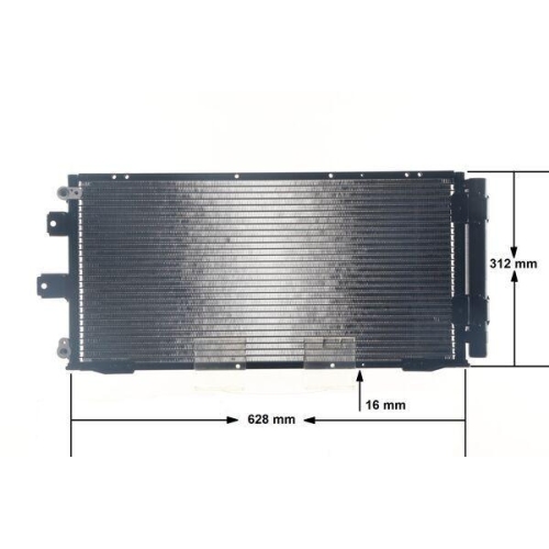 MAHLE Kondensator, Klimaanlage BEHR AC 333 000S