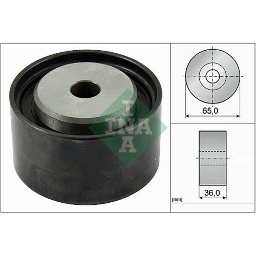 Schaeffler INA Umlenk-/F&uuml;hrungsrolle, Zahnriemen 532 0141 20