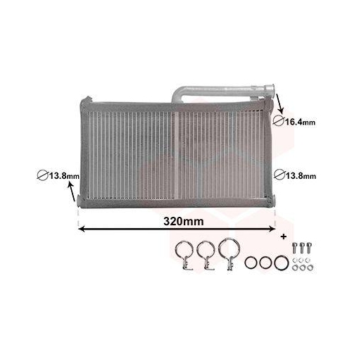 VAN WEZEL W&auml;rmetauscher, Innenraumheizung *** IR PLUS *** 03006397