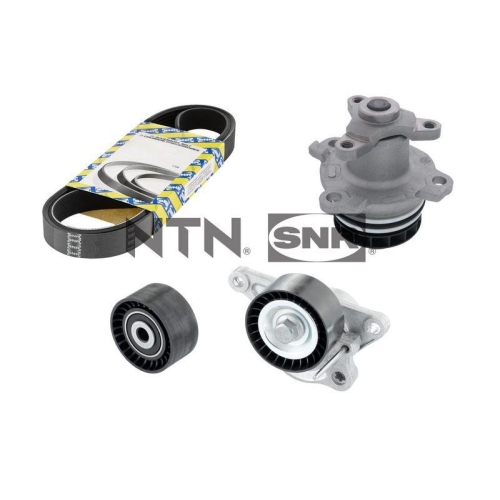 SNR Wasserpumpe + Keilrippenriemensatz KAP855.180
