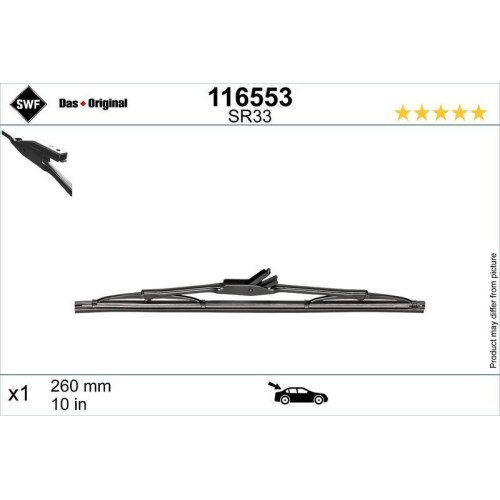 SWF Wischblatt DAS ORIGINAL REAR 116553