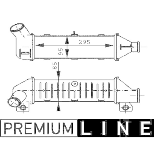 MAHLE Ladeluftkühler BEHR *** PREMIUM LINE *** CI 60 000P
