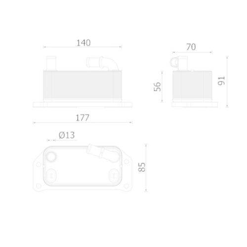 MAHLE Ölkühler, Motoröl BEHR *** PREMIUM LINE *** CLC 349 000P
