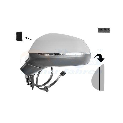 VAN WEZEL Au&szlig;enspiegel * HAGUS * 0391827