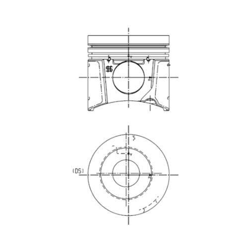 KOLBENSCHMIDT Kolben 99801600