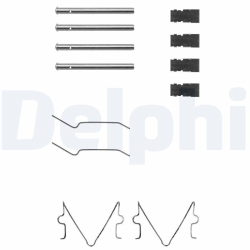 DELPHI Zubeh&ouml;rsatz, Scheibenbremsbelag LX0164