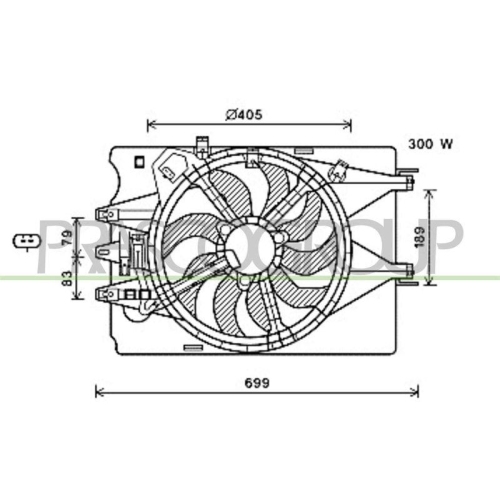 PRASCO L&uuml;fter, Motork&uuml;hlung PrascoSelection FT040F002