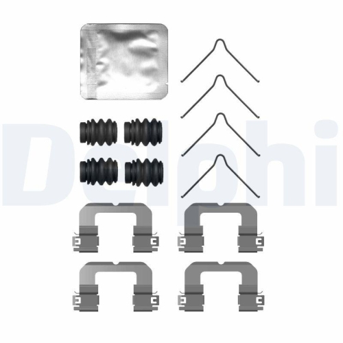 DELPHI Zubeh&ouml;rsatz, Scheibenbremsbelag LX0757