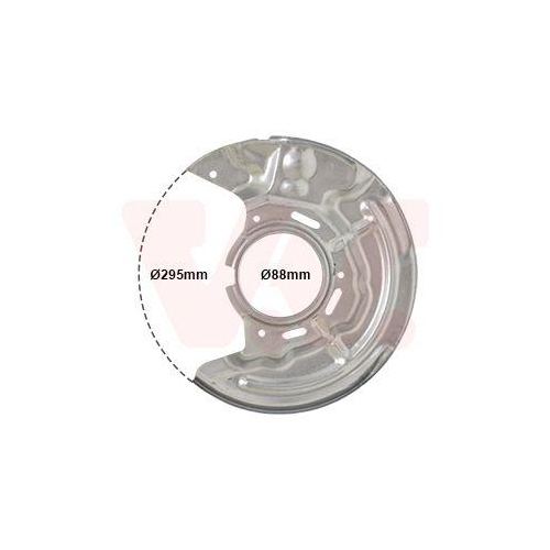 VAN WEZEL Spritzblech, Bremsscheibe 5304371