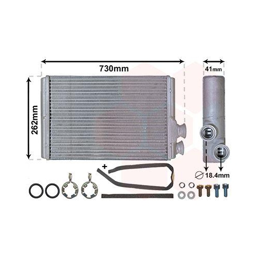 VAN WEZEL W&auml;rmetauscher, Innenraumheizung *** IR PLUS *** 09006305