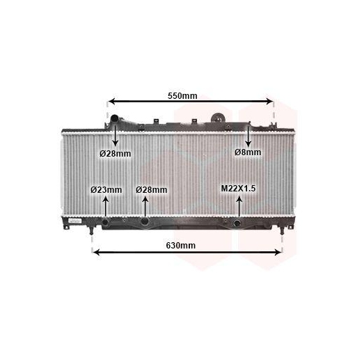 VAN WEZEL K&uuml;hler, Motork&uuml;hlung 17002149
