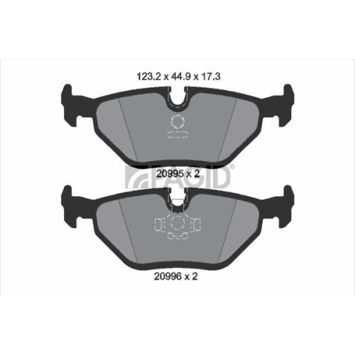 PAGID Bremsbelagsatz, Scheibenbremse T1027N