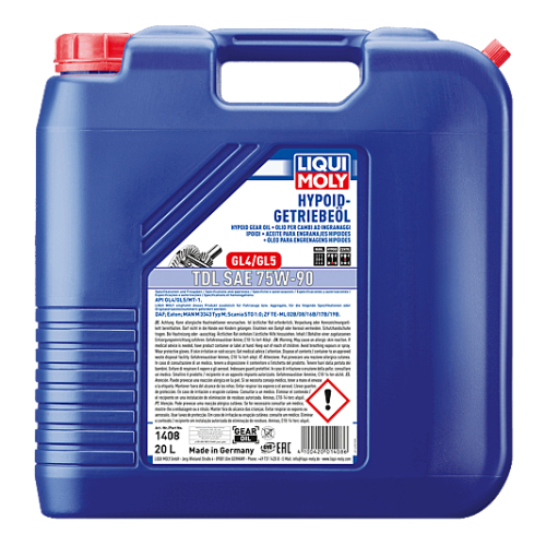 Liqui Moly Hypoid-Getriebe&ouml;l GL4/5 TDL 75W-90 20 Liter - Art.Nr. 1408