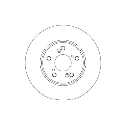 TRW Bremsscheibe TRW SINGLE DF6762S