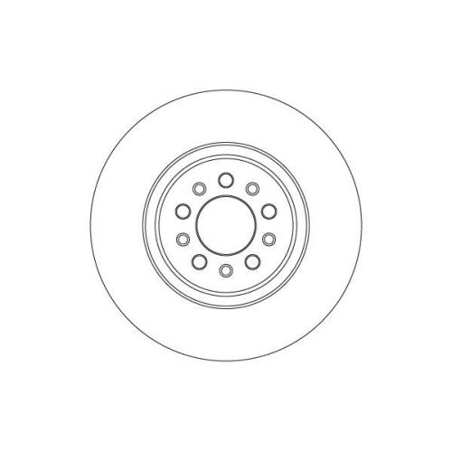 TRW Bremsscheibe TRW SINGLE DF6837S
