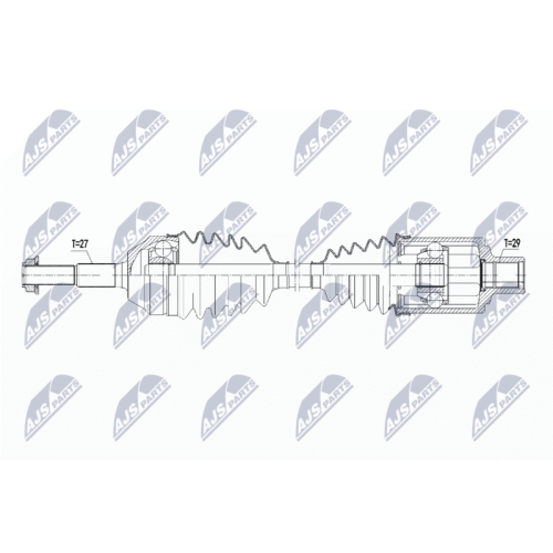 NTY Antriebswelle NPW-CH-098