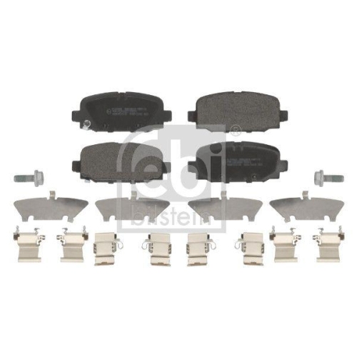 FEBI BILSTEIN Bremsbelagsatz, Scheibenbremse 184237