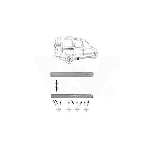 VAN WEZEL Zier-/Schutzleiste, T&uuml;r 4311424