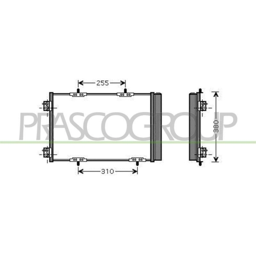 PRASCO Kondensator, Klimaanlage PrascoSelection CI305C003