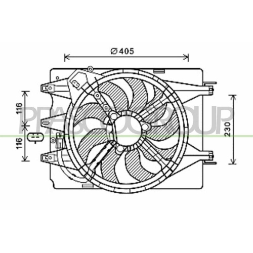 PRASCO L&uuml;fter, Motork&uuml;hlung PrascoSelection FT040F003