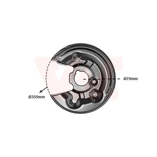 VAN WEZEL Spritzblech, Bremsscheibe 5839373
