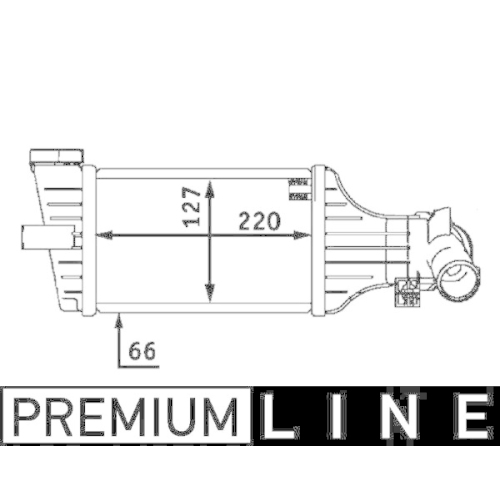 MAHLE Ladeluftk&uuml;hler BEHR *** PREMIUM LINE *** CI 71 000P