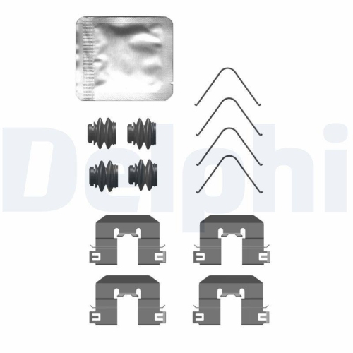 DELPHI Zubeh&ouml;rsatz, Scheibenbremsbelag LX0760
