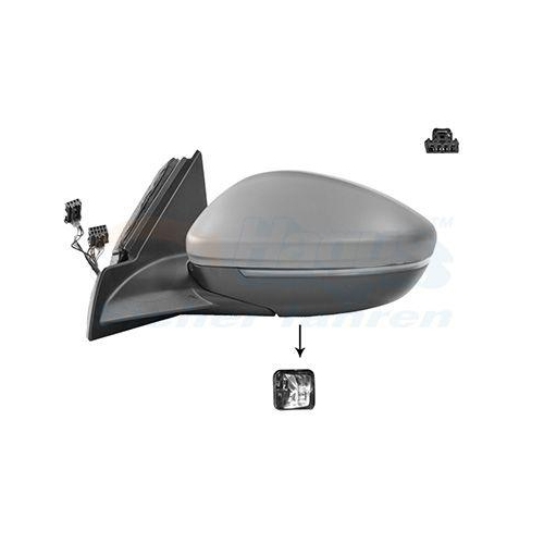 VAN WEZEL Au&szlig;enspiegel * HAGUS * 4043817