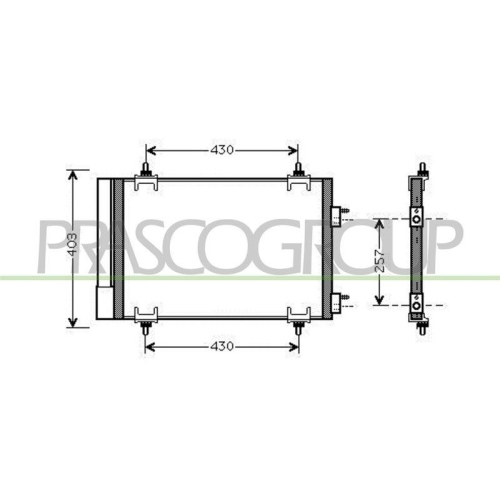 PRASCO Kondensator, Klimaanlage PrascoSelection CI424C001