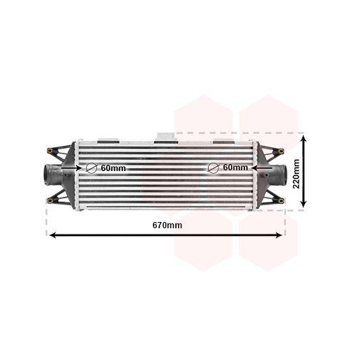 VAN WEZEL Ladeluftk&uuml;hler 28004045