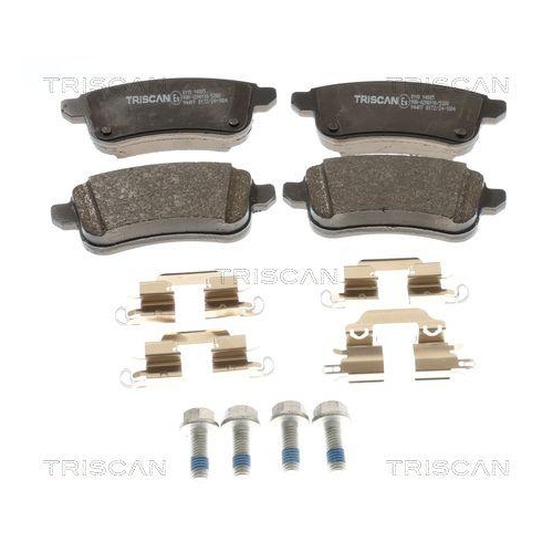 TRISCAN Bremsbelagsatz, Scheibenbremse 8110 14085
