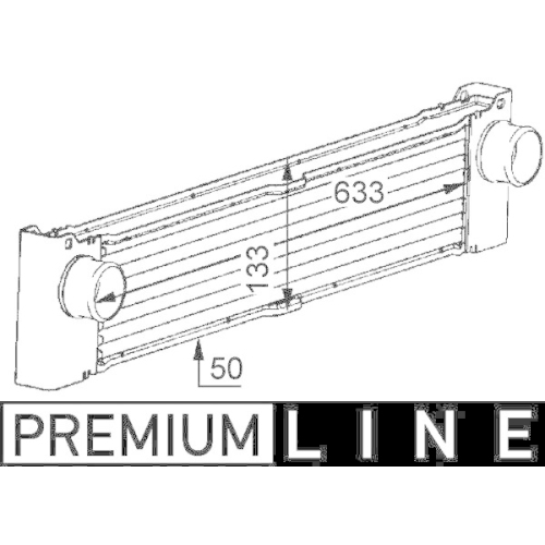 MAHLE Ladeluftkühler BEHR *** PREMIUM LINE *** CI 81 000P