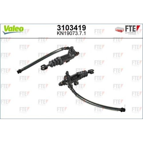 VALEO Nehmerzylinder, Kupplung FTE CLUTCH ACTUATION 3103419
